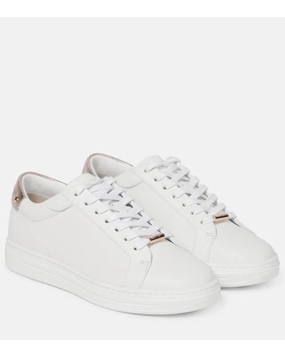 Jimmy Choo Rome/f Leather Sneakers - Multicolor