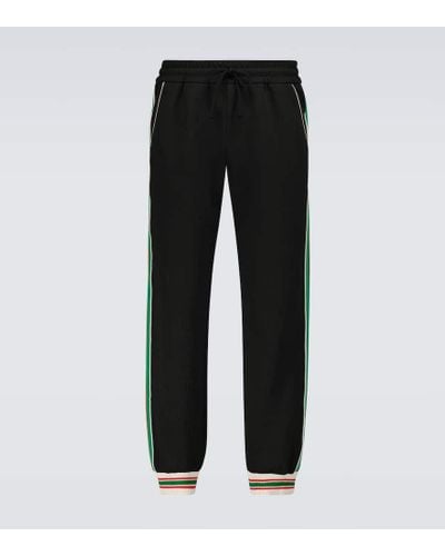 Gucci Pantalones con GG en jacquard - Multicolor