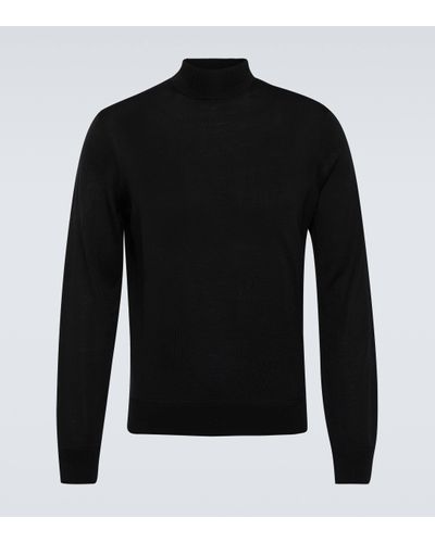 Tom Ford Turtleneck Wool Jumper - Black