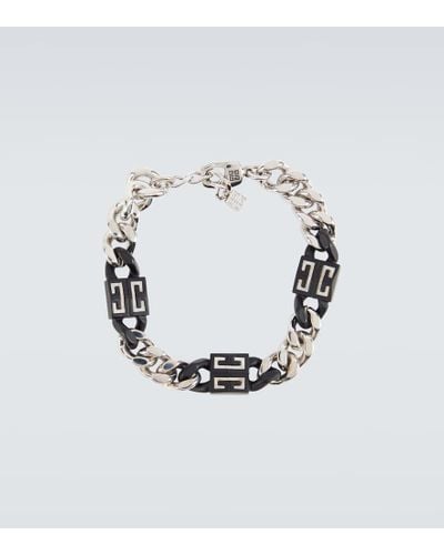 Givenchy Brazalete de cadena con 4G - Metálico