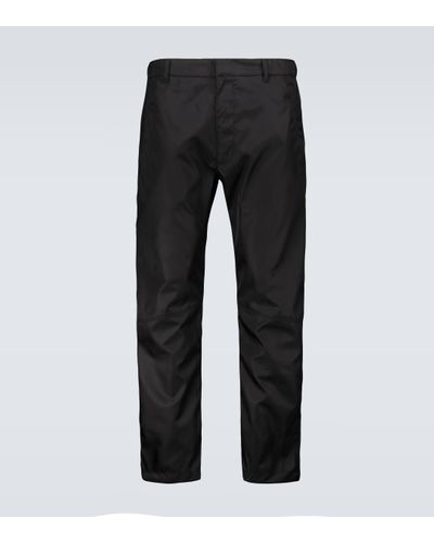 Prada Pantalones Técnicos De Nylon - Black