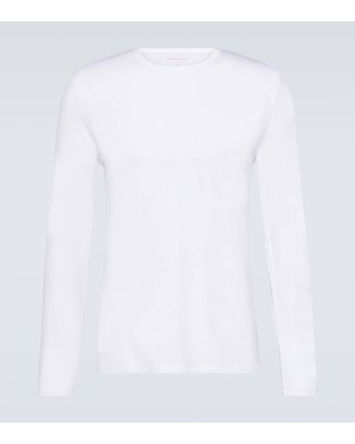 Derek Rose T-shirt Basel - Blanc