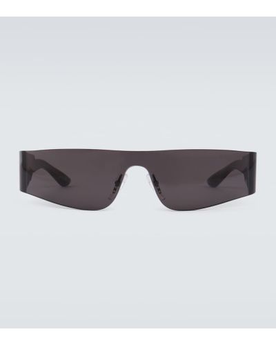 Balenciaga Gafas de sol rectangulares - Negro