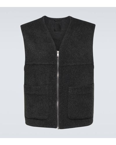 Givenchy Gilet in cashmere e lana - Nero