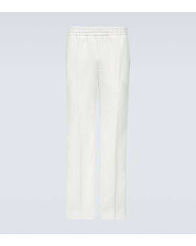 Gucci Mid-rise Straight Trousers - White