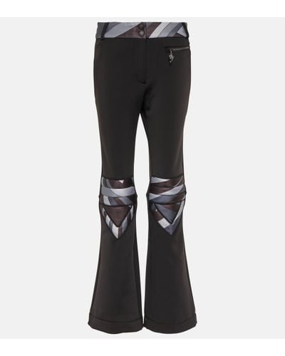 Emilio Pucci X Fusalp – Pantalon de ski imprime - Noir