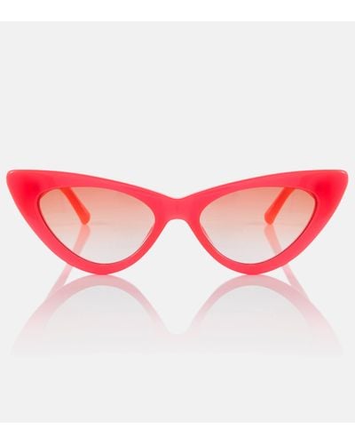 The Attico X Linda Farrow Dora Sunglasses - Red
