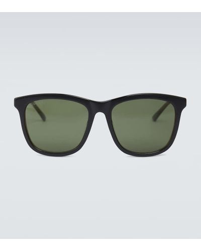 Gucci Gafas de sol cuadradas de acetato - Verde