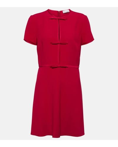 RED Valentino Robe a ornements - Rouge