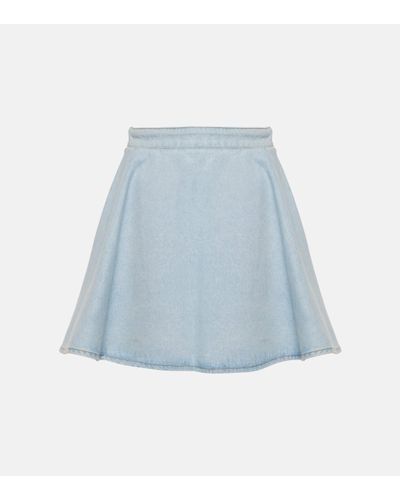 Nina Ricci Denim Mini Skirt - Blue