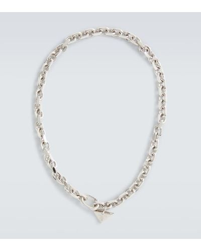 Prada Halskette aus Sterlingsilber - Mettallic