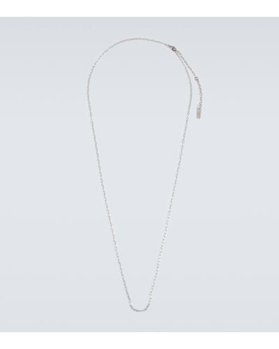 Saint Laurent Chain Necklace - White