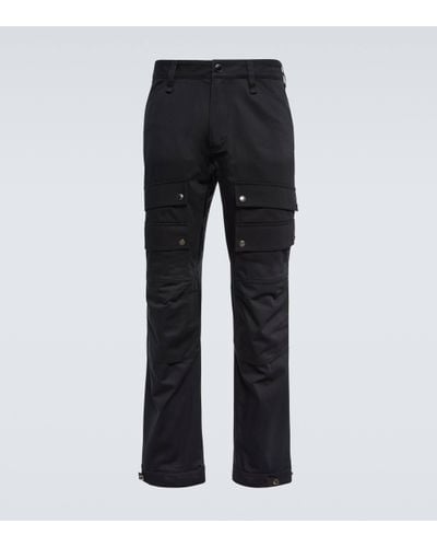 Burberry Pantalon cargo en coton - Noir