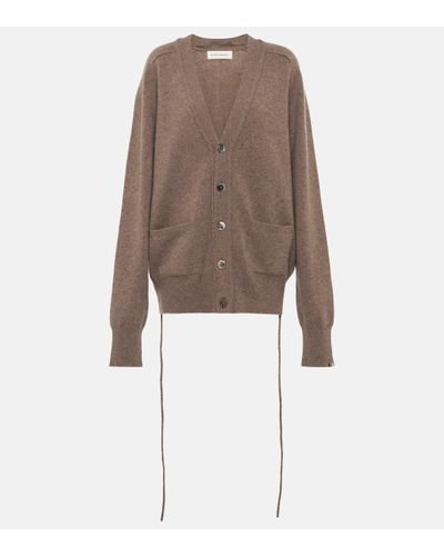 Extreme Cashmere N°185 Feike Cashmere-blend Cardigan - Brown