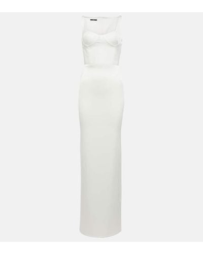 Alex Perry Clove Bustier Gown - White