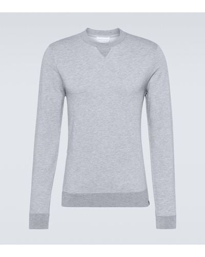 Derek Rose Quinn Cotton-blend Jersey Sweatshirt - Grey