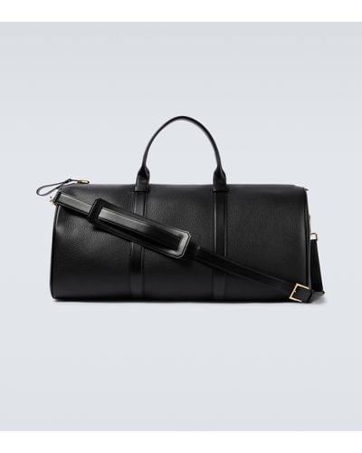 Tom Ford Buckley Leather Duffel Bag - Black