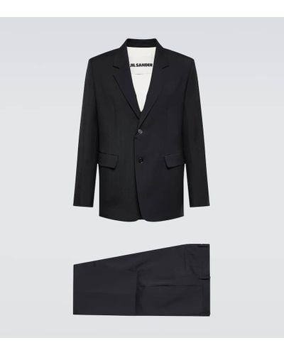 Jil Sander Anzug aus Wolle - Schwarz