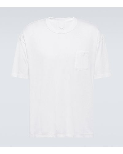 Visvim Jumbo Cotton And Silk T-shirt - White