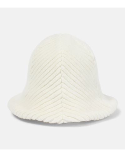 Loro Piana Wool And Cotton Bucket Hat - Natural