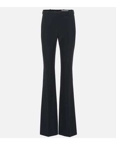 Alexander McQueen Mid-rise Flared Pants - Blue