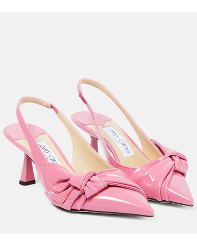 Jimmy Choo Elinor 65 Patent Leather Court Shoes - Pink