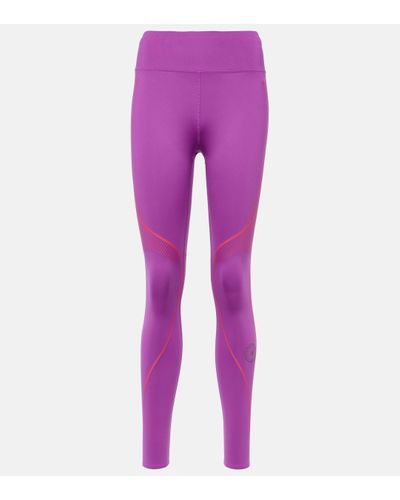 adidas By Stella McCartney Truepace High-rise leggings - Purple