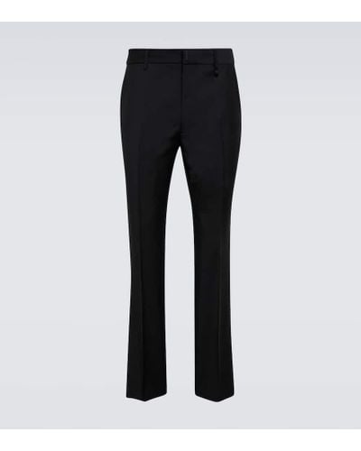 Givenchy Pantalones de traje de lana y mohair - Negro
