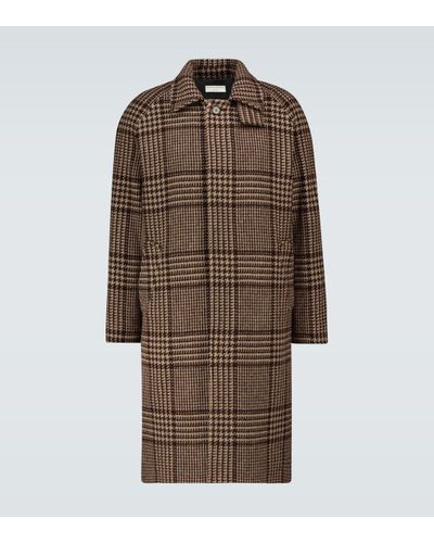 Éditions MR Mac Checked Hunting Coat - Brown