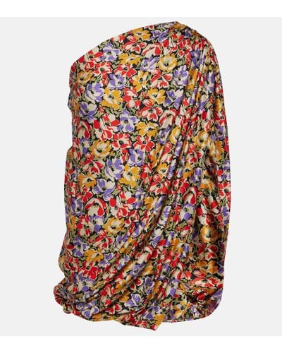 Stella McCartney Floral One-shoulder Minidress - Multicolor