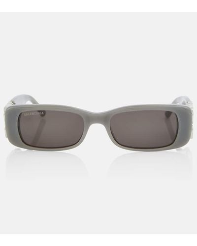 Balenciaga Dynasty Rectangular Sunglasses - Gray