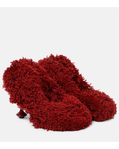 Loewe Toy Rug Court Shoes 90 - Red