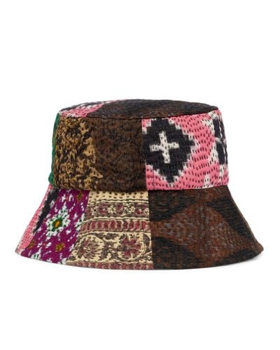 Dries Van Noten Patchwork Bucket Hat - Multicolour