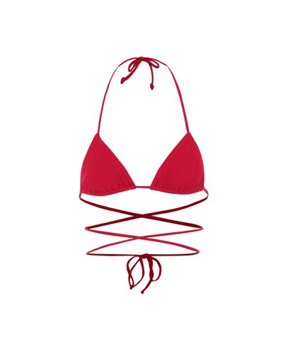 Tropic of C Top de bikini Praia - Rojo
