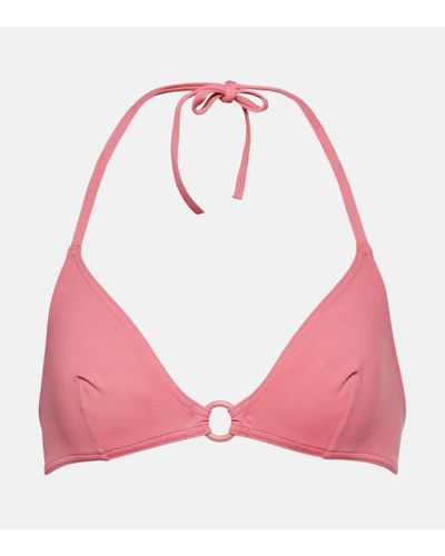 Eres Elena Halterneck Bikini Top - Pink