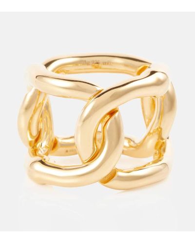 Bottega Veneta Ring Chains aus Sterlingsilber, 18kt vergoldet - Mettallic