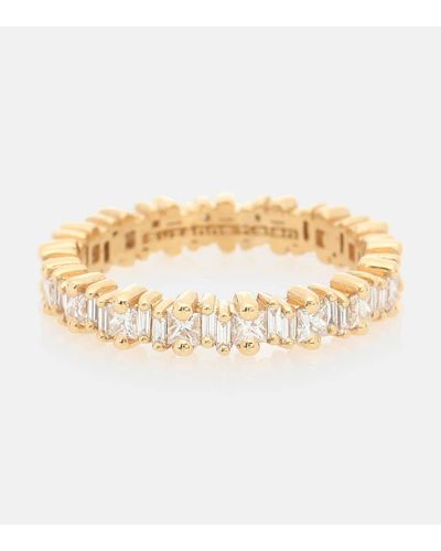 Suzanne Kalan Anello Fireworks Eternity in oro giallo 18kt e diamanti - Metallizzato