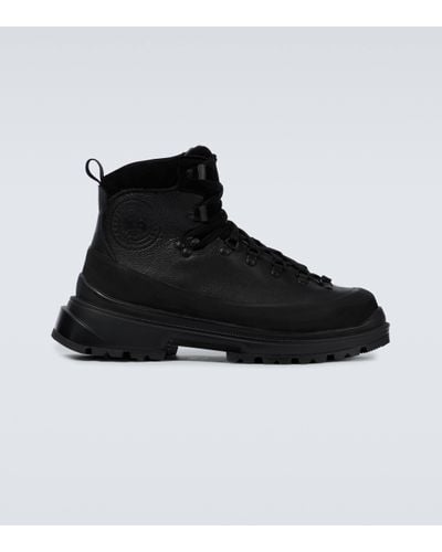 Canada Goose Journey Leather Hiking Boots - Black