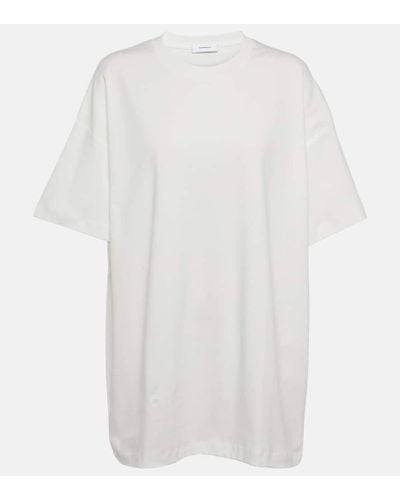 Wardrobe NYC T-Shirt aus Baumwoll-Jersey - Weiß