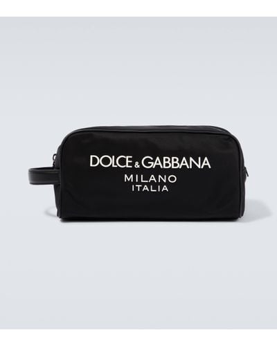 Dolce & Gabbana Trousse de toilette a logo - Noir