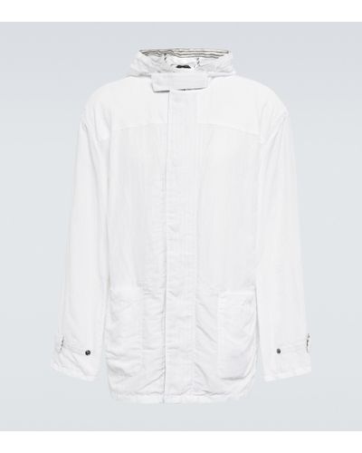 White Giorgio Armani Jackets for Men | Lyst