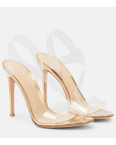 Gianvito Rossi Slingback-Sandalen Metropolis 105 mit Leder - Mehrfarbig