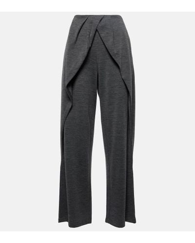 Loewe Wool And Cashmere Pants - Gray