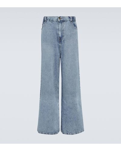 Frankie Shop Sasha Wide-leg Jeans - Blue