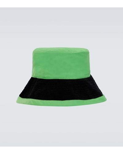 Bode Waled Cotton-blend Bucket Hat - Green