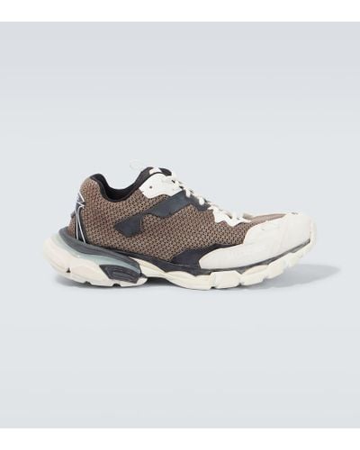 Balenciaga Track.3 Mesh Sneakers - Metallic