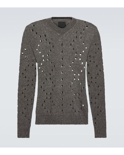 Givenchy Alpaca And Wool Sweater - Gray
