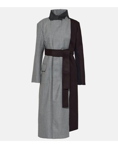 Sacai Wool Coat - Black