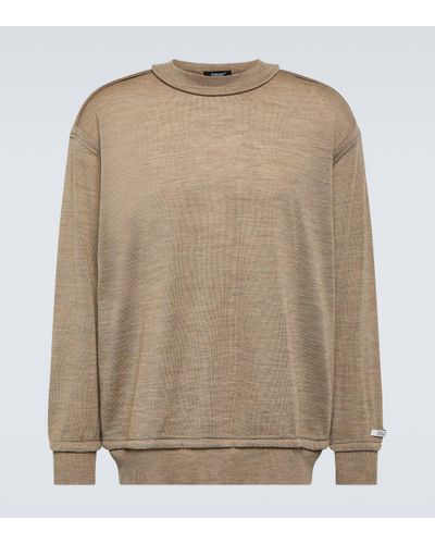 Undercover Wool Sweatshirt - Natural