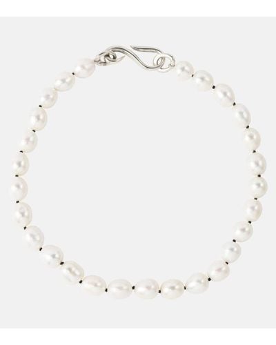 Sophie Buhai Halskette Deco Collar aus Suesswasserperlen - Weiß